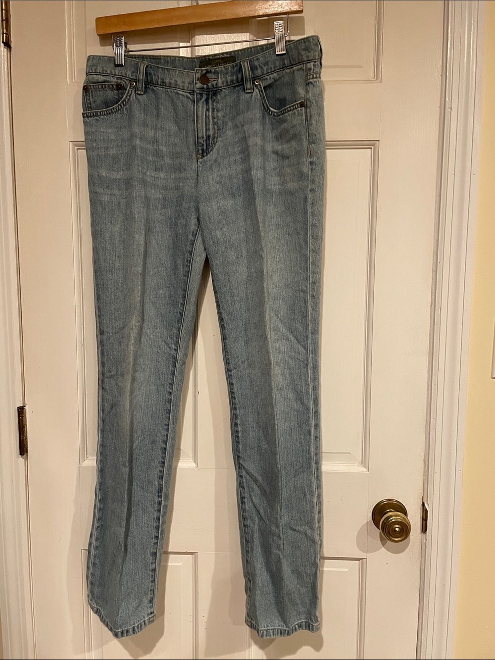Lauren Ralph Lauren Light Blue Straight-Leg Jeans